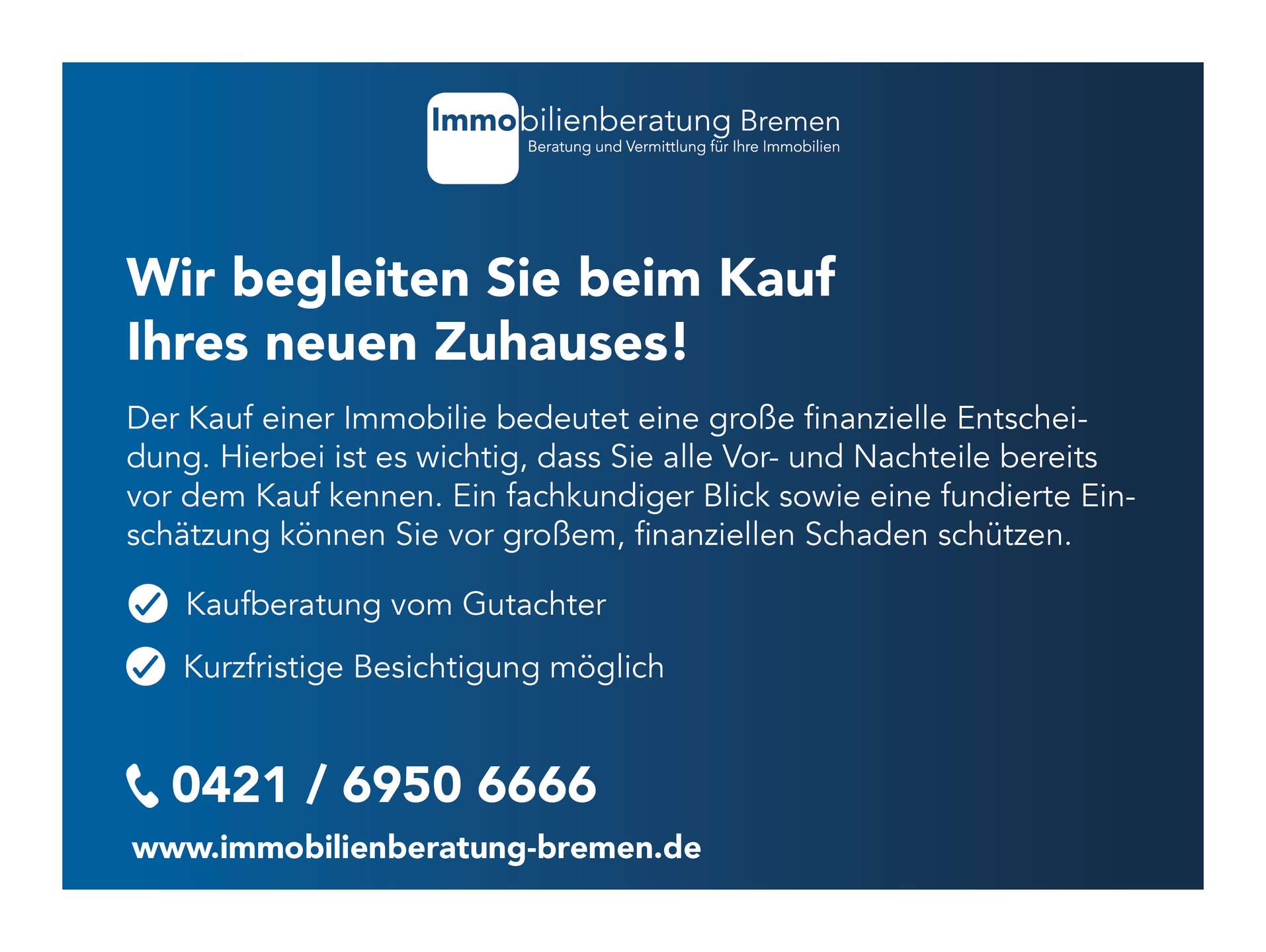 Ankaufberatung – Immobilienberatung Bremen