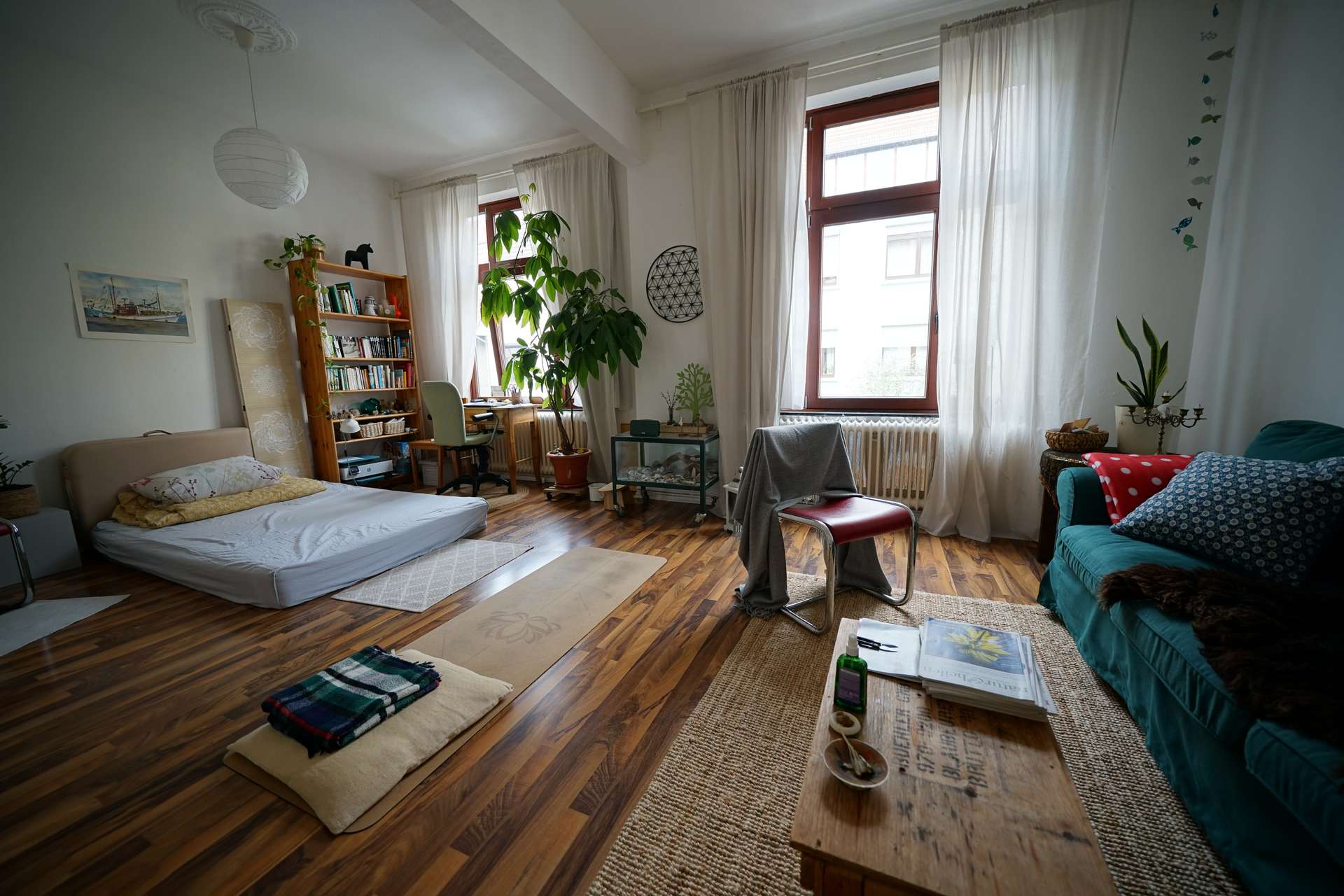 Wohnzimmer Einheit HP – Reihenmittelhaus mit drei Wohneinheiten in gefragter Lage, Bremen