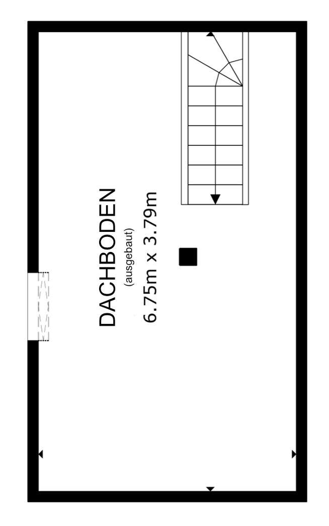 Grundriss – Doppelhaushälfte mit Anbau und Garage auf großem Grundstück, Bremen