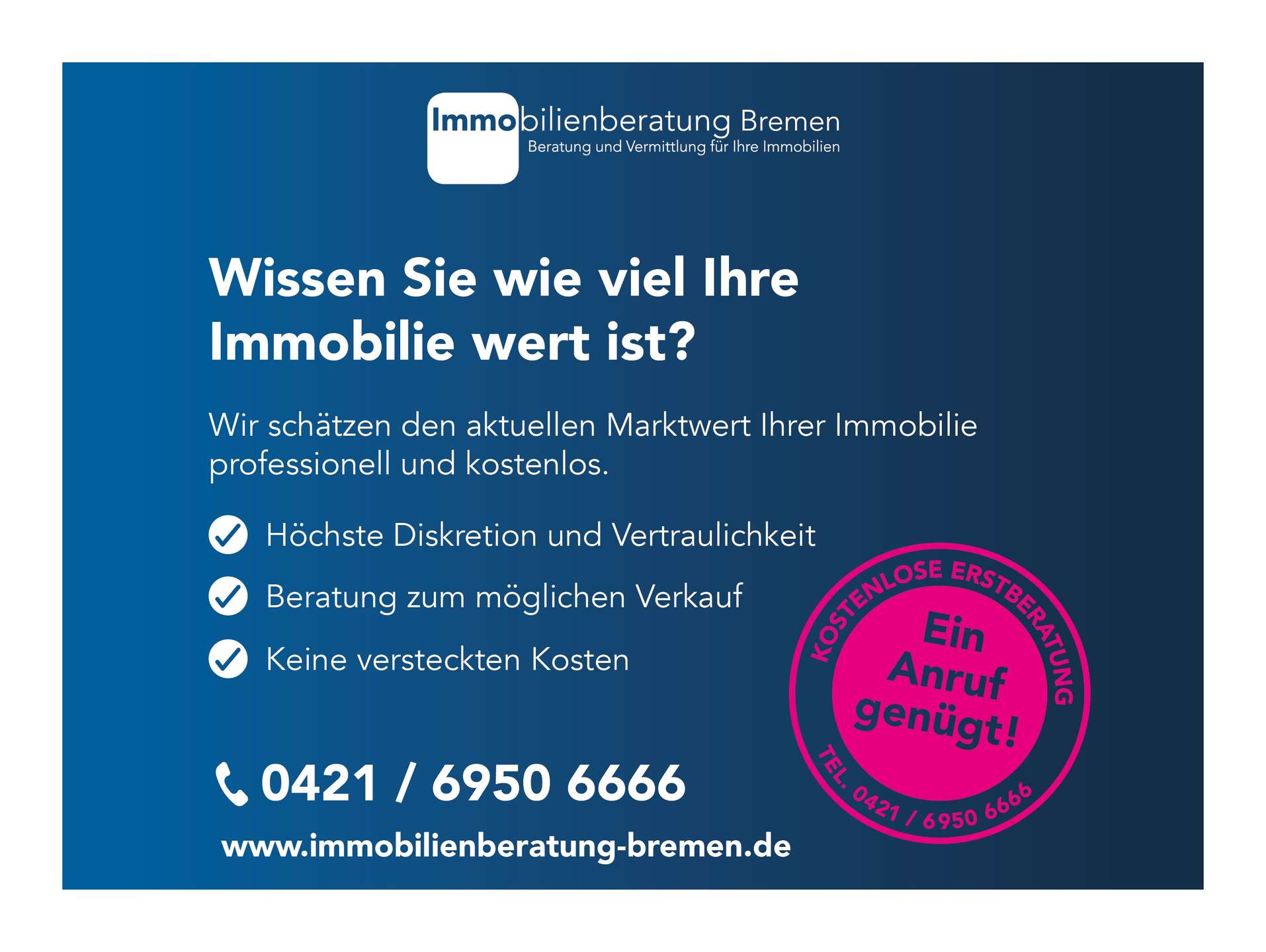 Marktpreiseinschätzung – Immobilienberatung Bremen