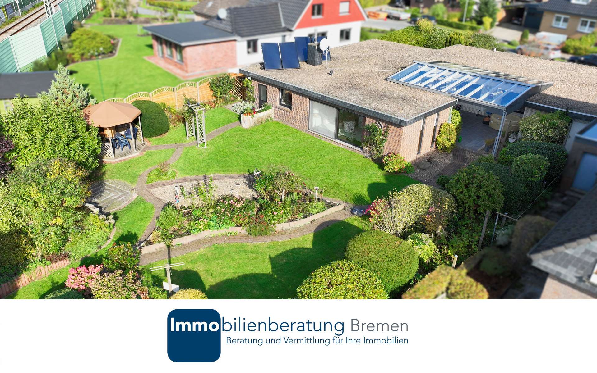 Großzügiger Bungalow mit Garage und überdachter Terrasse